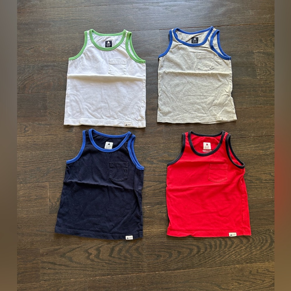 3T boys GAP tanks. ALL 4 tops for one price
